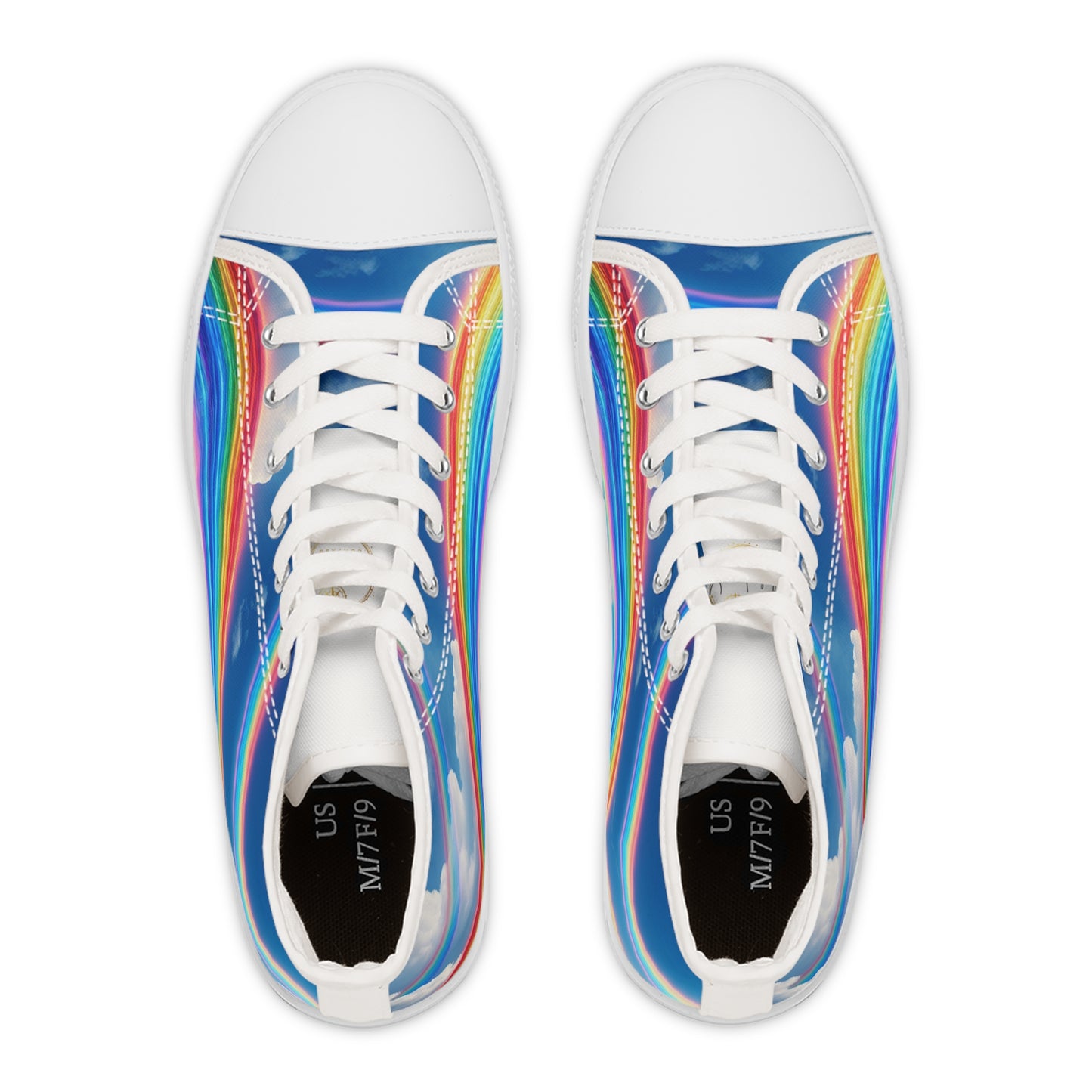 Rainbow Journey High Top Sneakers