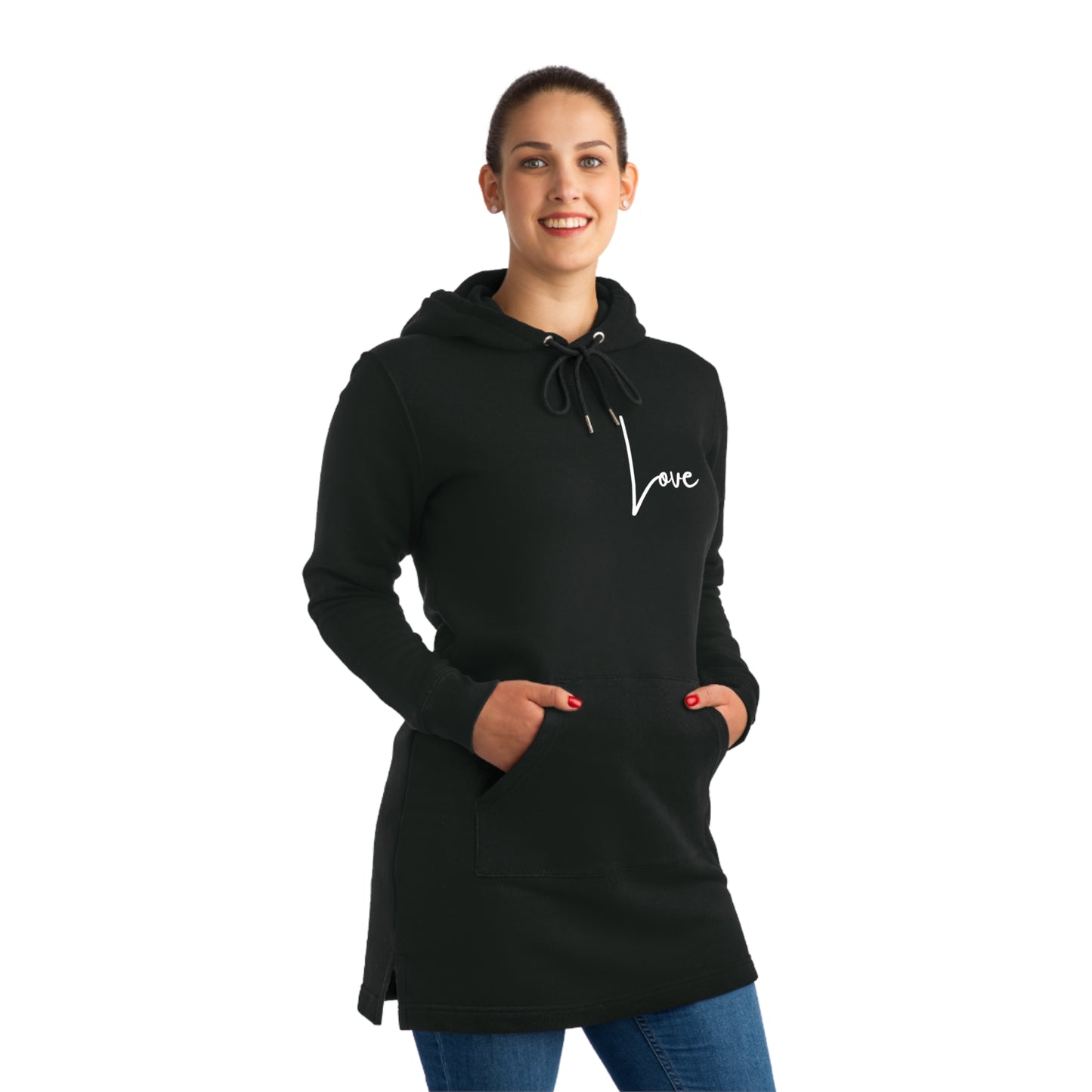 All About Love Hoodie Dress